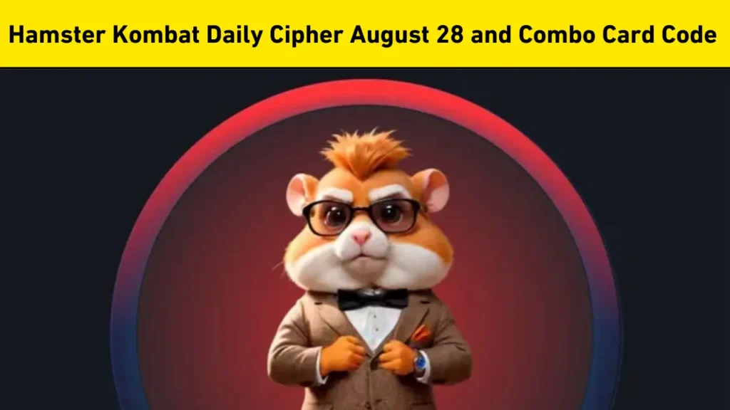 Hamster Kombat Daily Cipher August 28